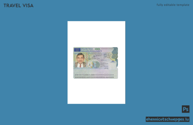 Beispiel für ein Schengen-Visum für Deutschland